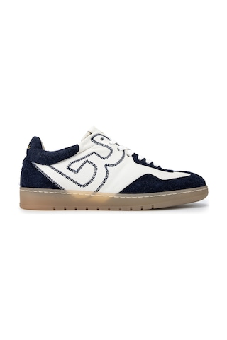 Barracuda Erkek Hakiki Deri Beyaz/lacivert Sneakers & Spor Ayakkabı 511 Bu3538b Erk Ayk Y25 Pılota/off Whıte Beyaz - Lacivert