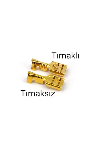 1000 Adet 2,8mm Dişi Fiş Tırnaklı Terminal Kablo Ucu Sf1/2d