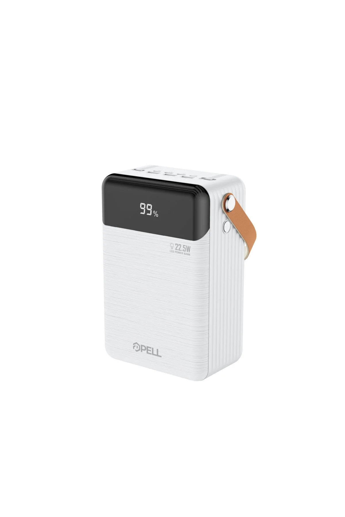 Pl-f24 80.000 Mah. 22.5w Turbo Şarj Powerbank Led Işıklı BEYAZ