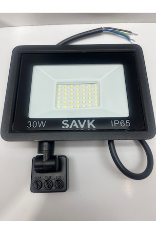 Sensörlü Led Projektör 30 Watt 6500k Beyaz Işık Şavk Seçenekler