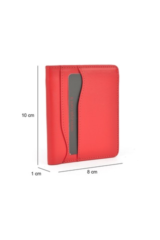 Ziya, Unisex Hakiki Deri Kartlık 1539852z02 Kırmızı 1539852z02 225 Kırmızı