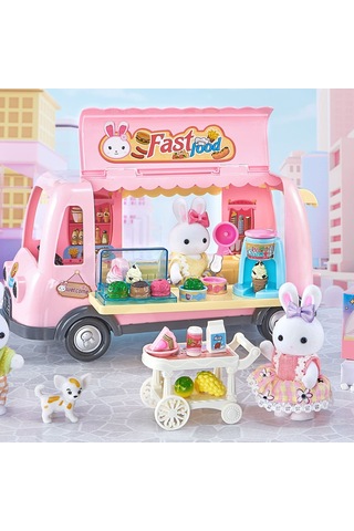 Bay Dreamy Mini Tavşan- Tatlı Karavanı Oyun Seti