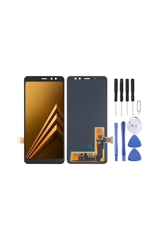 Samsung Uyumlu Galaxy A8 2018 A530 Oled Lcd Ekran Dokunmatik Siyah Oled