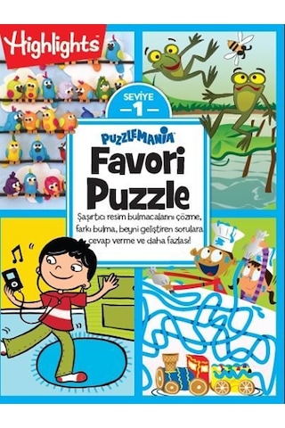 Highlights Puzzlemania Favori Puzzle 4 Lü Set