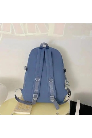 Zyzqstore Sevimli Okul Çantası - Beyaz, Kız Öğrenci İçin Beyaz