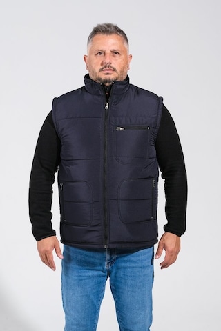 Derin Mavi Çok Cepli Günlük - İş Yeleği Xl-10xl Arası Bedenler Lacivert