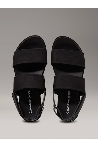 Calvin Klein Flatform Sandal Slıng In Siyah
