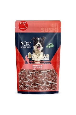 Nobılus Sığır Etli Suşi Köpek Ödül Maması 80gr