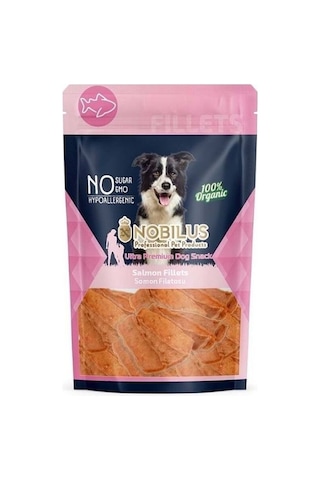 Nobılus Somonlu Fileto Köpek Ödül Maması 80gr