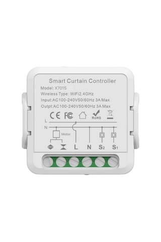 Xenon Smart Akıllı Panjur Anahtarı Perde Kontrol Modülü, Panjur Şalteri Zamanlayıcı Anahtar X7015