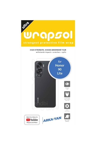 Honor 90 Lite Arka Ve Yan Kaplama Leke Bırakmayan Poliüretan Film