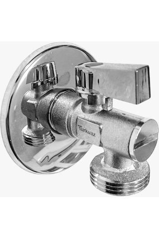 Turkuaz 3/8'' Filtreli Ara Musluk krom