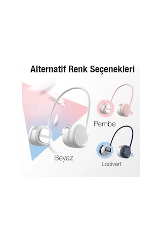 Memo G02 Boyun Askılıklı Mini Fan Taşınabilir Şarjlı Soğutucu Boyun Fanı- 5775