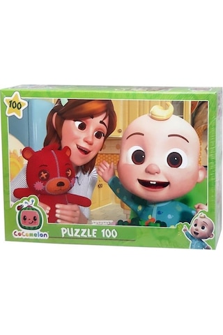 Laço Kids Cocomelon 100 Parça Puzzle Playtime, Çocuklar İçin Yapboz