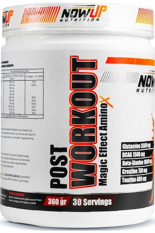 Nowup Nutrition Post-Workout / Strawberry 360 G
