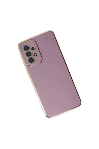 Newface Samsung Uyumlu Galaxy A73 5g Kılıf Volet Silikon - Mor Resimdeki