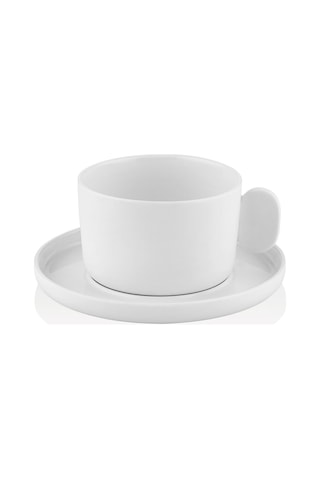 The Mia Cotta Limoges Çay Fincanı Beyaz 250 Ml
