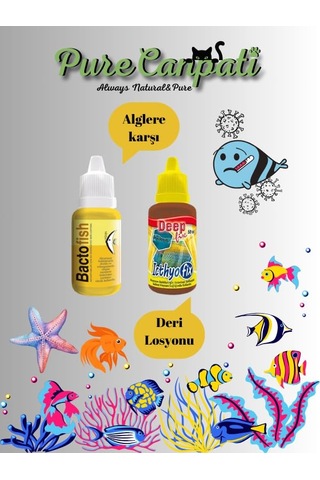 Purecanpati Akvaryum Zindelik Ürünü Bactofish,ıcthyo-fix