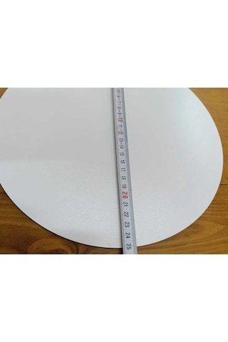 25 Cm Yuvarlak Pasta Altlığı Ve Çok Amaçlı Dekoratif Mdf Panel
