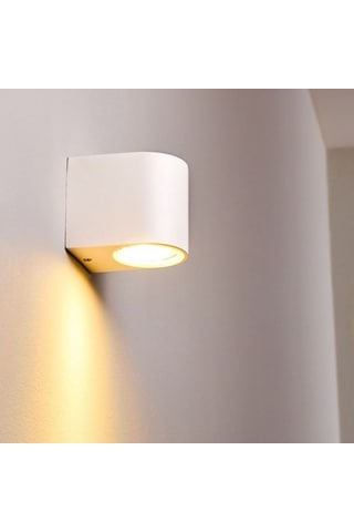 Tek Yönlü Iç - Dış Mekan Dekoratif Aplik 8 Renk Seçenekli Beyaz