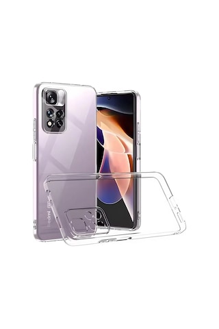 Xiaomi Redmi Note 11 Pro 5g Uyumlu Şeffaf Kılıf Ultra Koruma Hassas İnce Tasarım -kamera Korumalı Beyaz