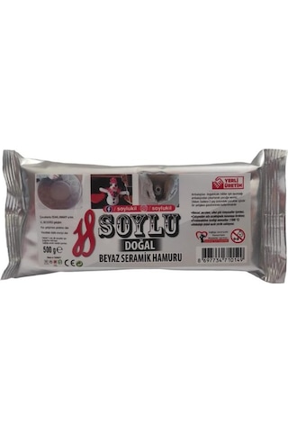 Seramik Hamuru 500 Gr Beyaz Kil Hamuru Soylu Seramik Beyaz Kil Hamuru 1 Adet