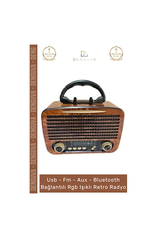 Radyo Everton Rt552 Bluetooth Nostalji Retro Usb Güçlü Şarjlı Radyo Mp3 Player Müzik Kutusu 93432607