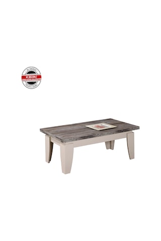 Lusso Orta Sehpa Bej / Dikdörtgen Orta Sehpa