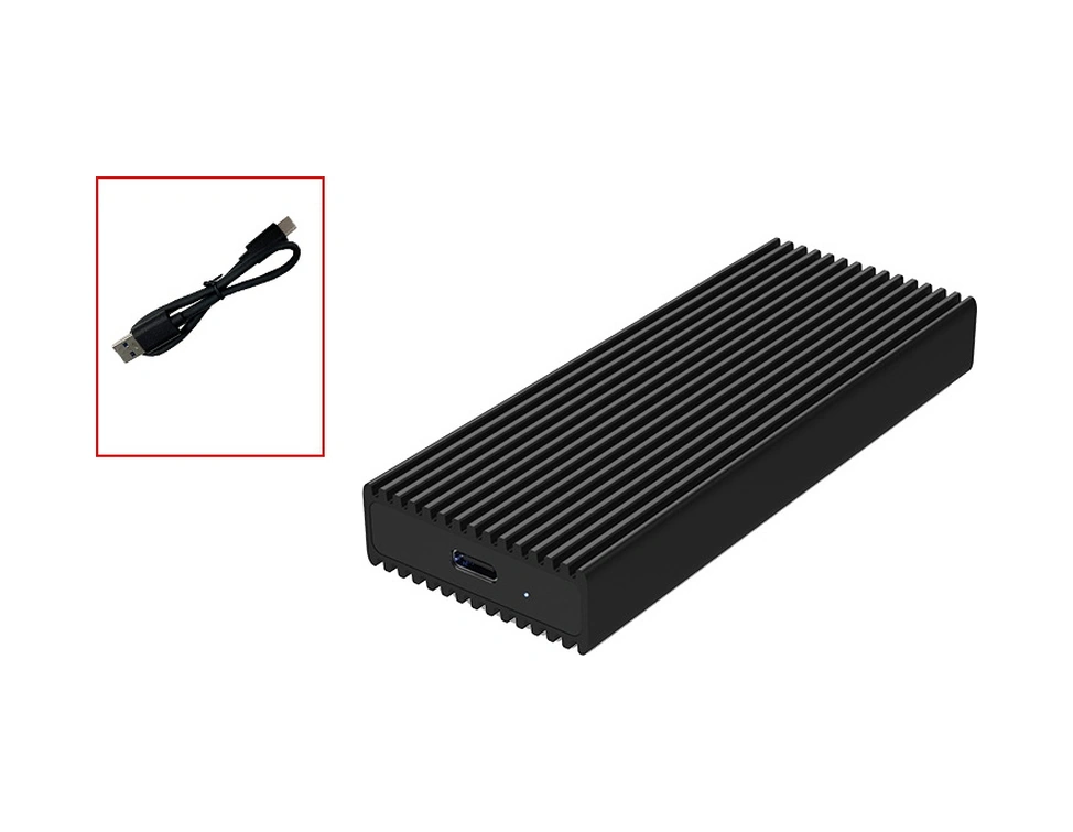 Sones M.2 Nvme / Ngff Mobil Sabit Disk Kutusu Tip-c3.1 Dizüstü Bilgisayar Harici Katı Hal Sürücü Kutusu, Stil: Pc280k Nvme Tek Kablo