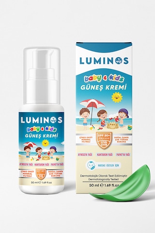 Luminos Baby & Kids Spf 50+ Doğal Güneş Kremi