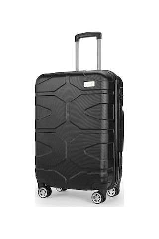 Wexta Wx-1002 Siyah Büyük Boy Valiz Siyah