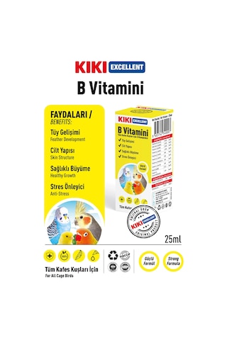 Kiki Excellent Kuş B Vitamini 25 ML