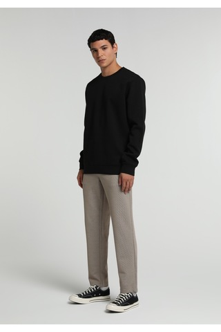 Colin's Colins Regular Fit Yuvarlak Yaka Düz Erkek Siyah Sweatshirt Cl1082264 Q1.v2 Blk