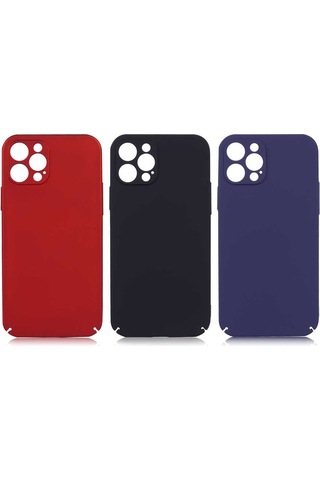 Apple Uyumlu iPhone 12 Pro Kılıf Zore Kapp Kapak Kırmızı
