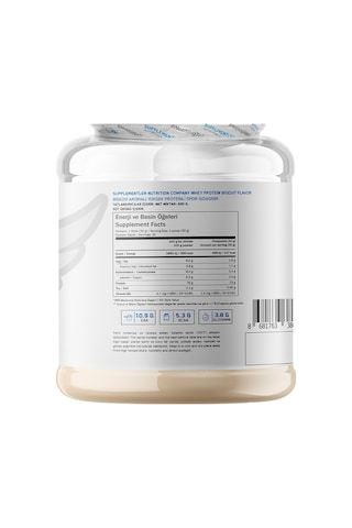 Supplementler Whey Protein 500 Gr Bisküvi
