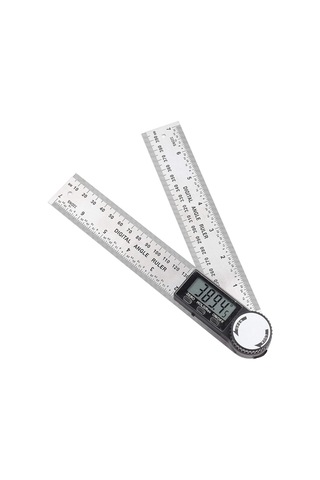 Reedark Paslanmaz Çelik Dijital Açı Ölçer - 0-360 200mm Lcd Ekranlı, Ip54 Koruma, Hızlı Doğru Ölçüm