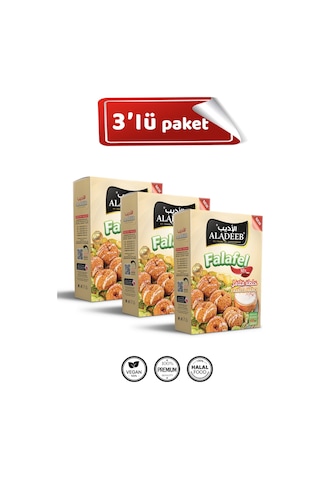 Falafel Harcı 3 Lü Set 400 G X 3 Adet 1,2 Kg