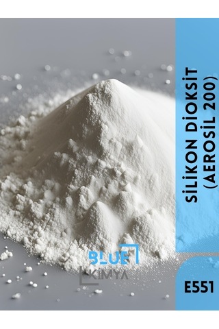 Blue Kimya Silikon Dioksit E551 1 KG Blue Kimya Silikon Dioksit E551 1 KG