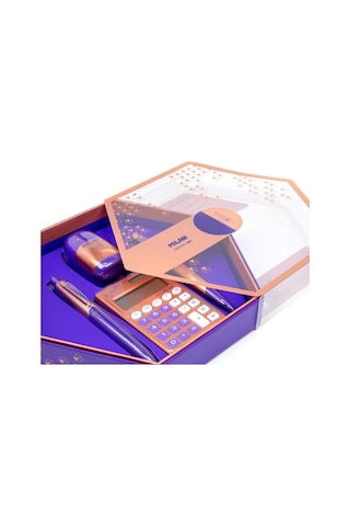Milan Copper Kırtasiye Seti Mor 8740