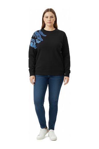 Faik Sönmez Kadın Sweatshirt Uw26swt007 Siyah