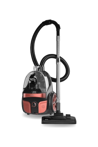 Simfer 6302 Clean Power Toz Torbasız Yatay Süpürge 800W Kırmızı