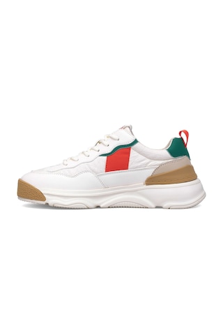 Humtto 152-18215 Erkek Klasik Sneaker Beyaz Beyaz