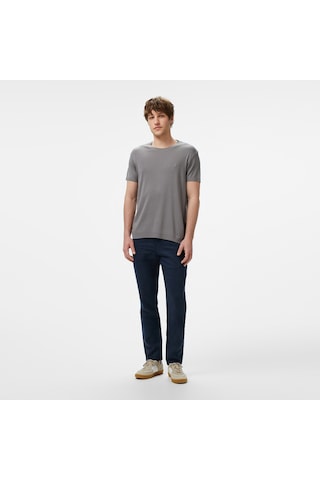 Nautica Erkek Gri Regular Fit T-shirt Düz V55239t Gri