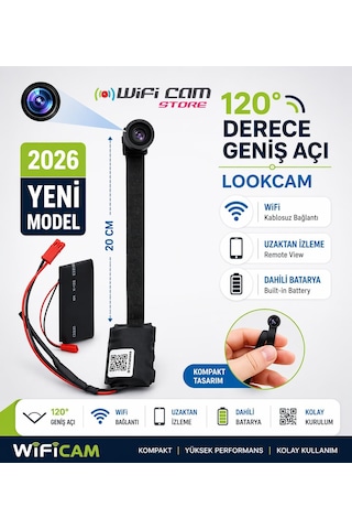 Geniş Açılı Mikro Wifi Güvenlik Kamerası