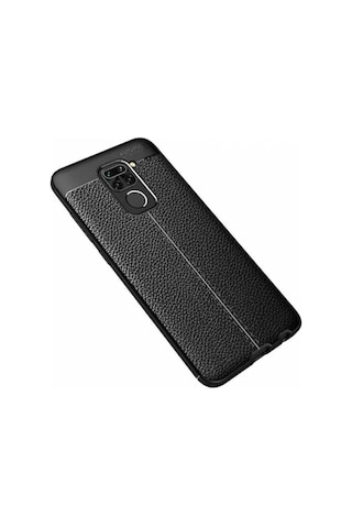Xiaomi Redmi Note 9 Kılıf Zore Niss Deri Desenli Silikon Kılıf