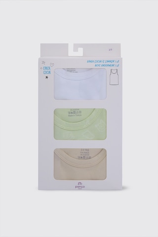 Panço Erkek Çocuk 3'lü Atlet Seti 2522bk14002 Çok Renkli