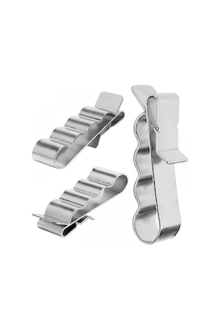 Paslanmaz Çelik Römork Kablo Kelepçeleri 50 Parça B Diğer