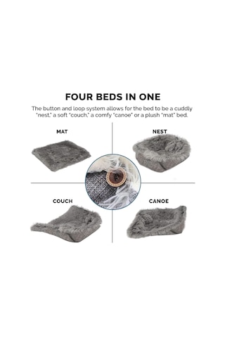 Leezsing Kedi Yatakları Yıkanabilir Kedi Yatakları Kapalı Kedi Evcil Hayvan Yatakları Yenilikçi Tasarım Güvenli Isıtma Rahat Uyku Yüzeyi