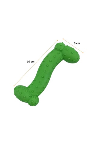 Roichil Tiny Kemik Oyuncağı Tırtıklı Yüzey Küçük Kemik Plastik Köpek Oyuncağı