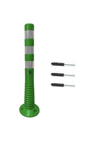 Yeşil Renk Otopark Düzenleyici 75 Cm Eco Delinatör